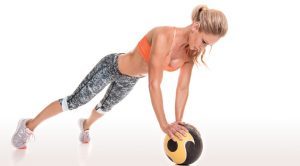 Pompes Medicine Ball